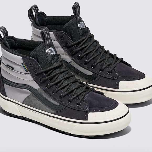 Vans Other - Vans Men's sk8 hi waterproof Black and Gray High-Top Sneakers Size 9 New In Box